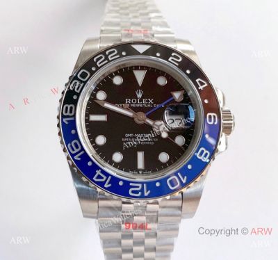 Noob Factory Rolex Replica GMT-Master II 126710BLNR Jubilee Watch (V10)